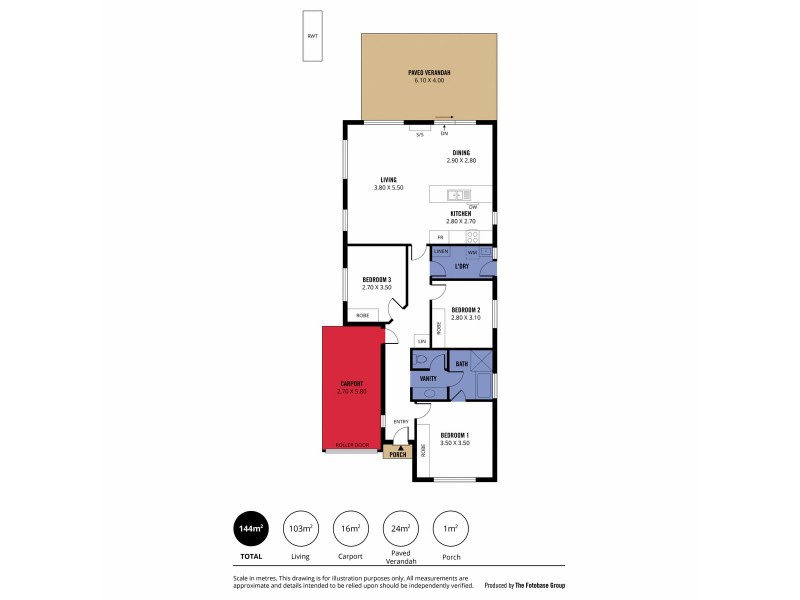 21 Williams Avenue, Hackham West SA 5163 Floorplan