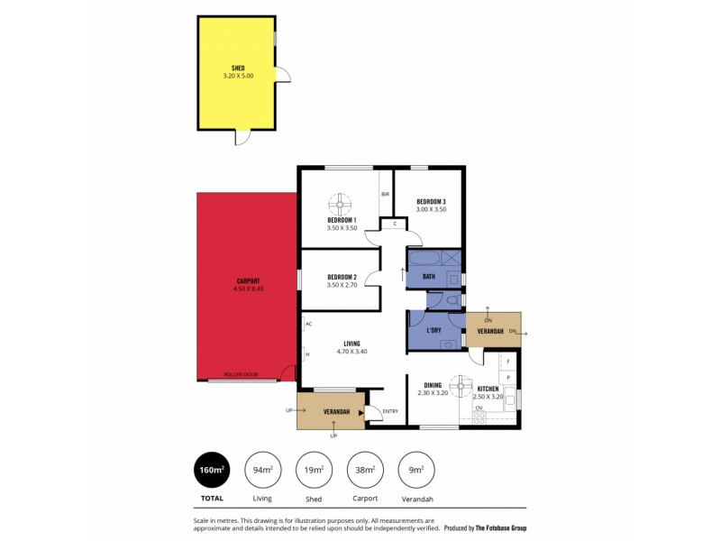 19 Anselm Street, Christie Downs SA 5164 Floorplan