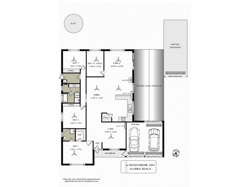 16 Meadow Bank Way, Aldinga Beach SA 5173 Floorplan