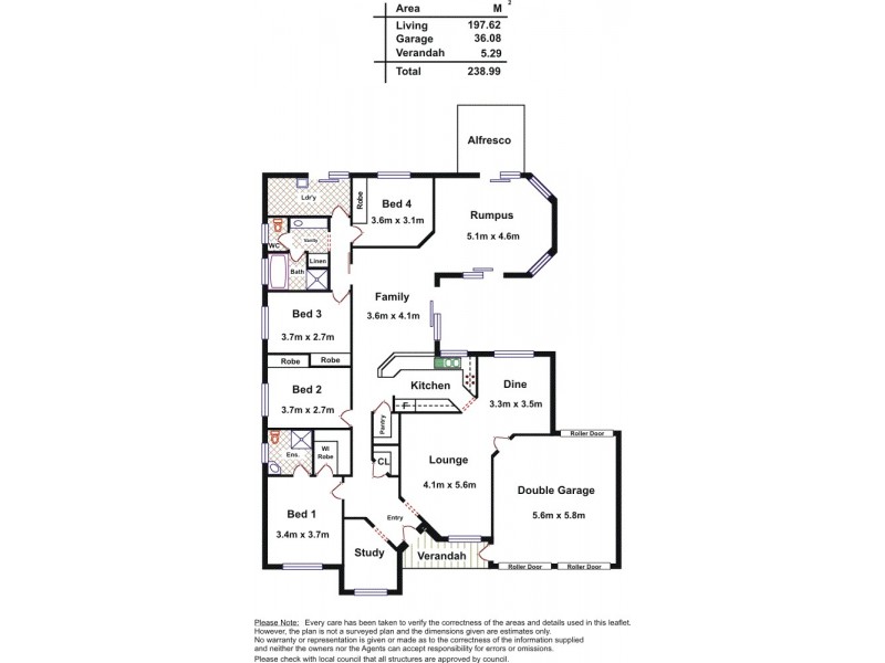 1 Maritime Avenue, Sellicks Beach SA 5174 Floorplan