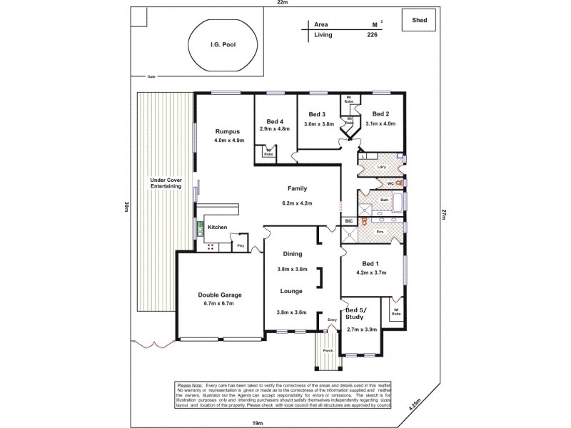 13 Sunday Boulevard, Aldinga Beach SA 5173 Floorplan