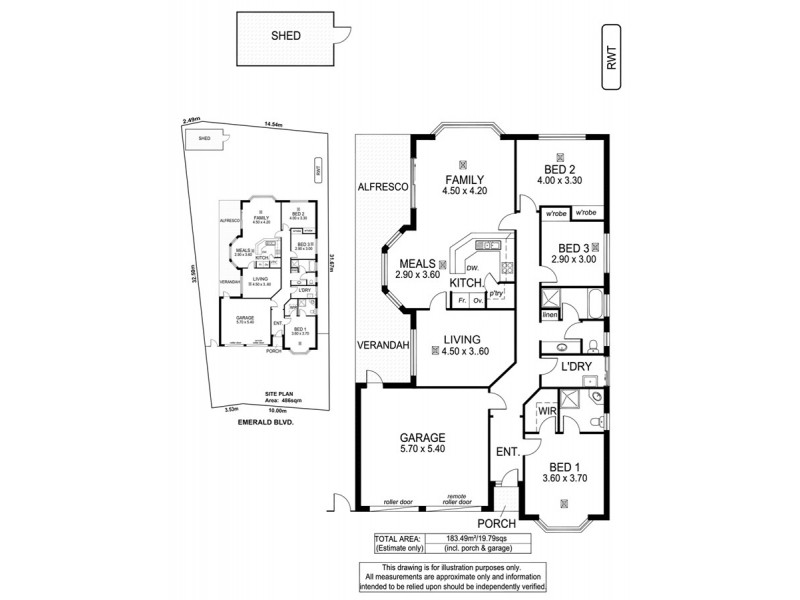 35 Emerald Boulevard, Aldinga Beach SA 5173 Floorplan