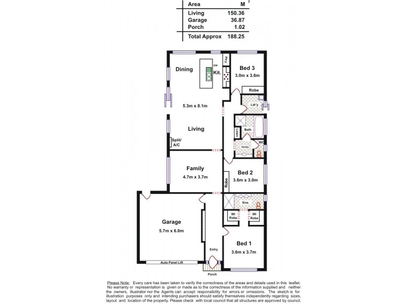40 Matelot Street, Seaford Meadows SA 5169 Floorplan