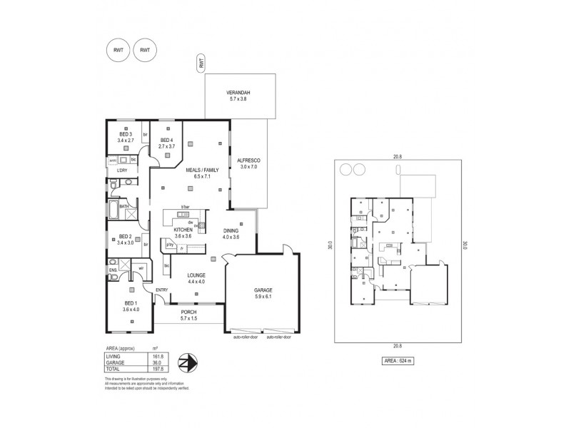 8 Evergreen Court, Aldinga Beach SA 5173 Floorplan