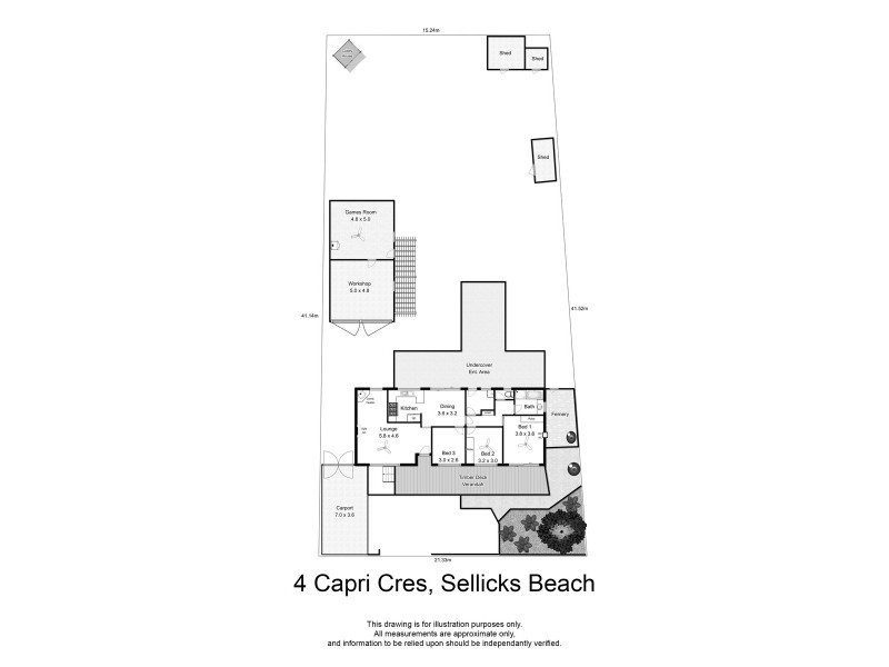 4 Capri Crescent, Sellicks Beach SA 5174 Floorplan