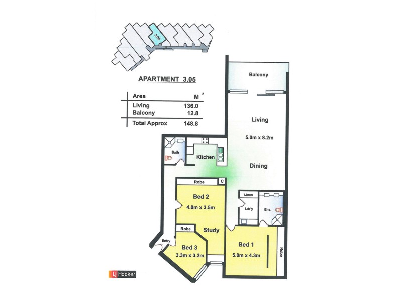 Apartment 305/50 Esplanade, Christies Beach SA 5165 Floorplan