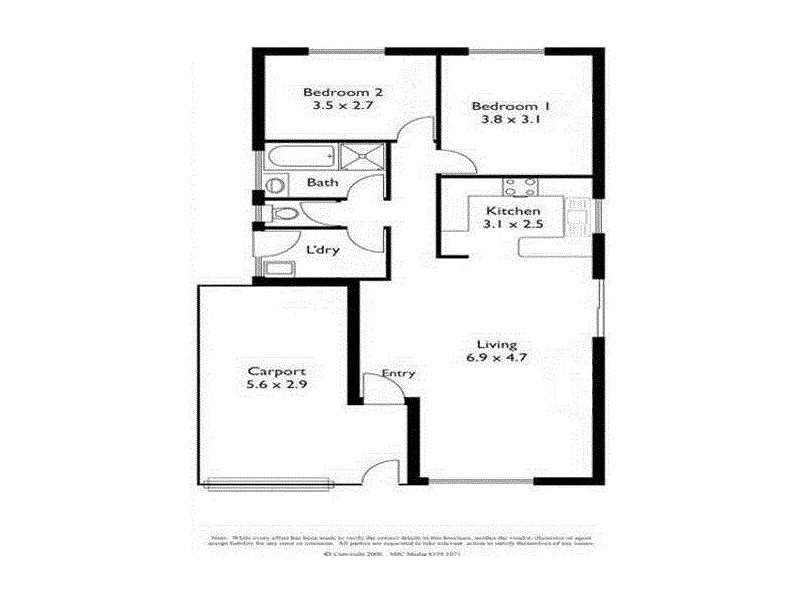 1/24 Smugglers Drive, Seaford Rise SA 5169 Floorplan