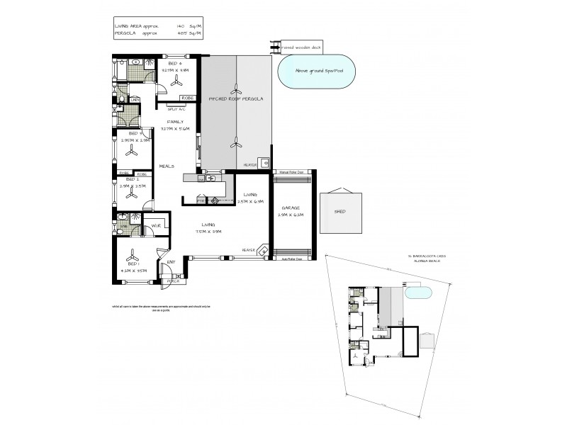 32 Barracoota Crescent, Aldinga Beach SA 5173 Floorplan
