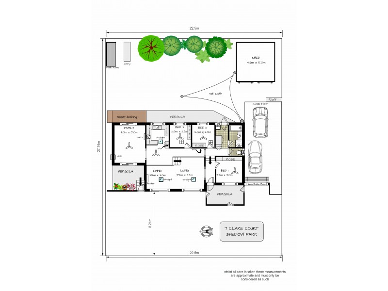 7 Clare Court, Sheidow Park SA 5158 Floorplan