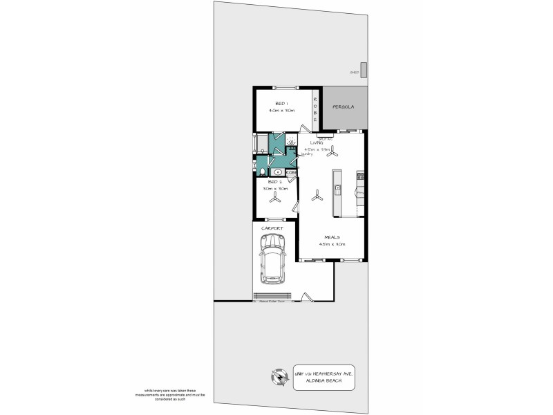 U1 21 Heathersay Avenue, Aldinga Beach SA 5173 Floorplan