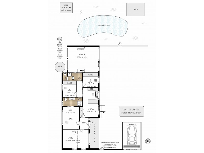 55 Dyson Road, Port Noarlunga SA 5167 Floorplan