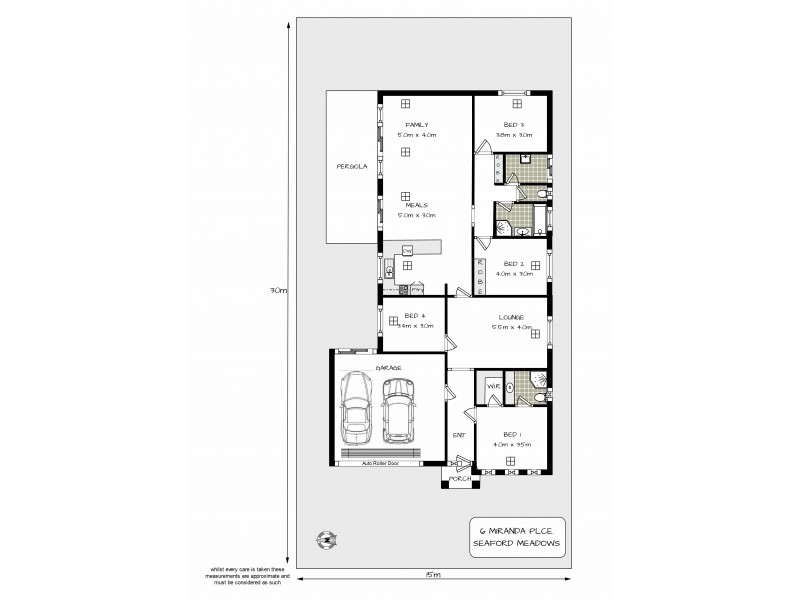 6 Miranda Place, Seaford Meadows SA 5169 Floorplan
