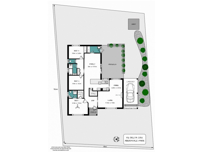 56 Delta Crescent, Aberfoyle Park SA 5159 Floorplan