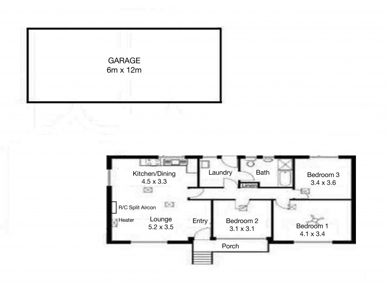 24 Felix Crescent, Morphett Vale SA 5162 Floorplan