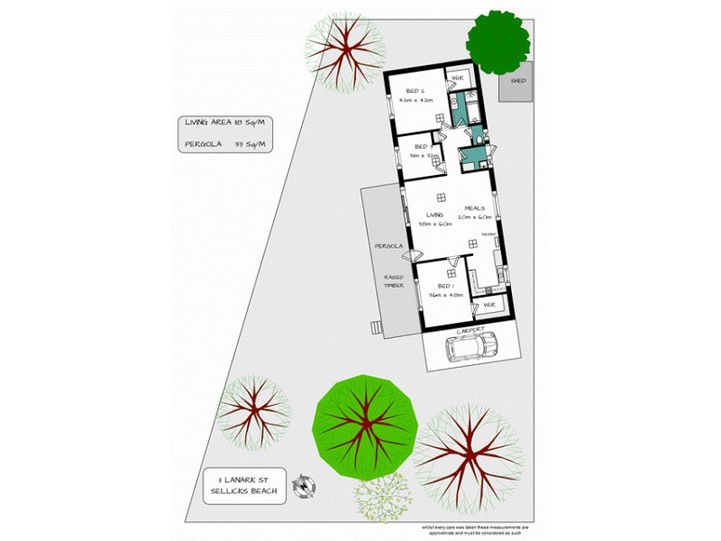 11 Lanark Street, Sellicks Beach SA 5174 Floorplan