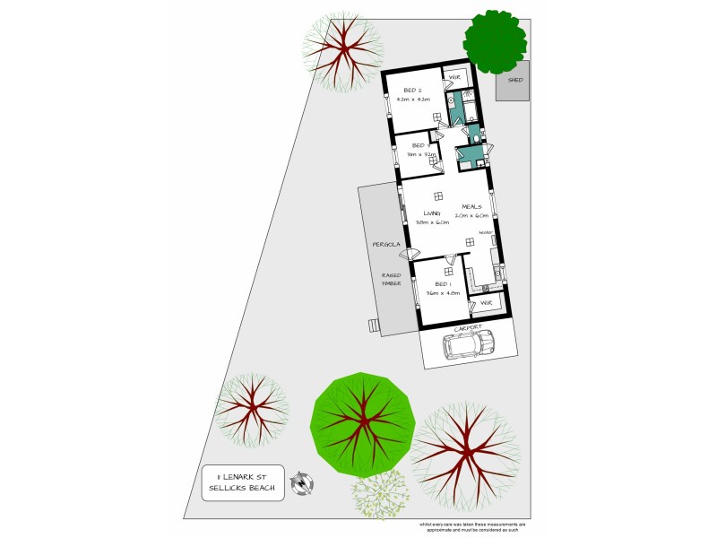 11 Lanark Street, Sellicks Beach SA 5174 Floorplan