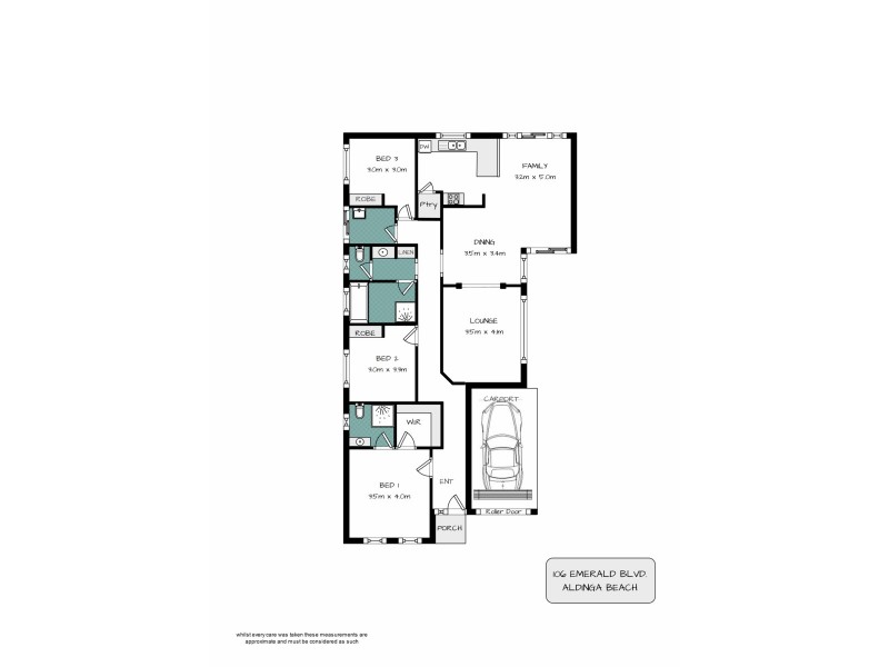 106 Emerald Boulevard, Aldinga Beach SA 5173 Floorplan