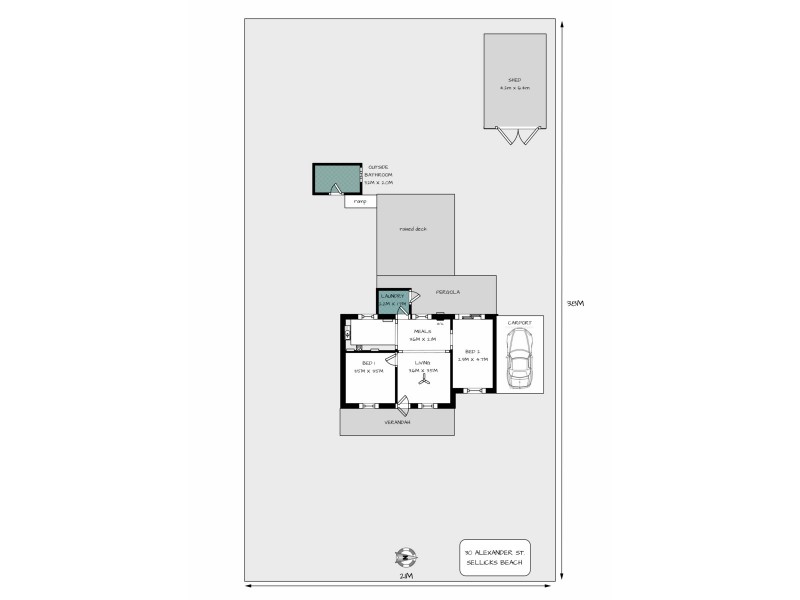 30 Alexander Street, Sellicks Beach SA 5174 Floorplan