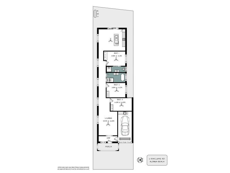 2 Ratcliffe Road, Aldinga Beach SA 5173 Floorplan