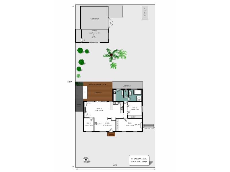 12 Jaguar Avenue, Port Willunga SA 5173 Floorplan