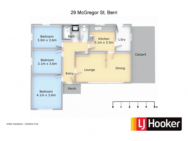 29 Mcgregor Street, Berri SA 5343 Floorplan