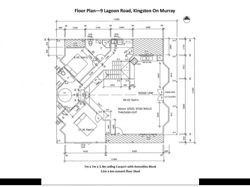 9 Lagoon Road, Kingston On Murray SA 5331 Floorplan