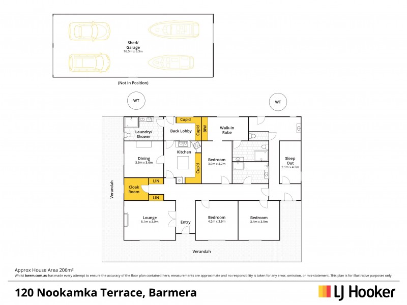 120 Nookamka Terrace, Barmera SA 5345 Floorplan