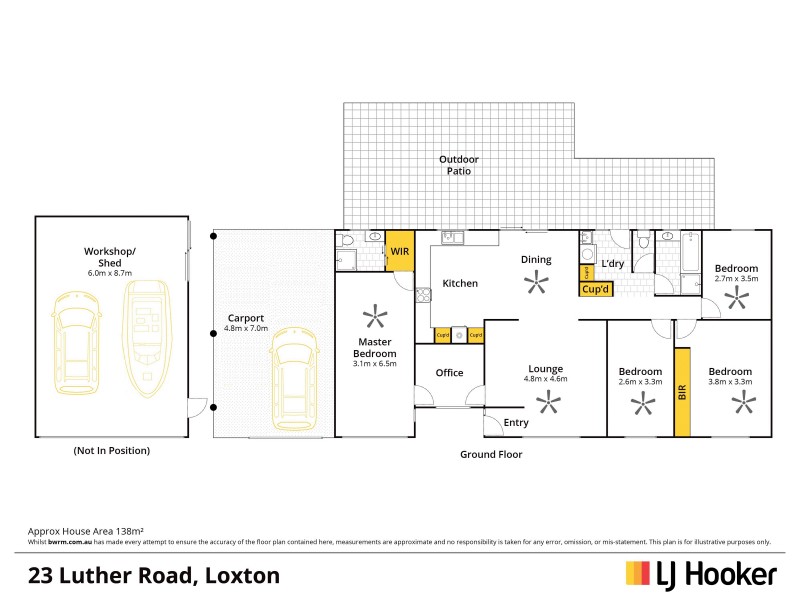 23 Luther Road, Loxton SA 5333 Floorplan