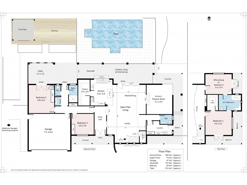 158 Nicholls Road, Cooltong SA 5341 Floorplan