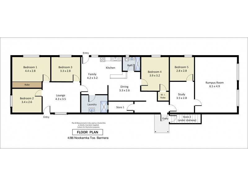 4/86 Nookamka Terrace, Barmera SA 5345 Floorplan