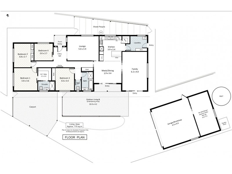 6 Busbridge Court, Loxton SA 5333 Floorplan