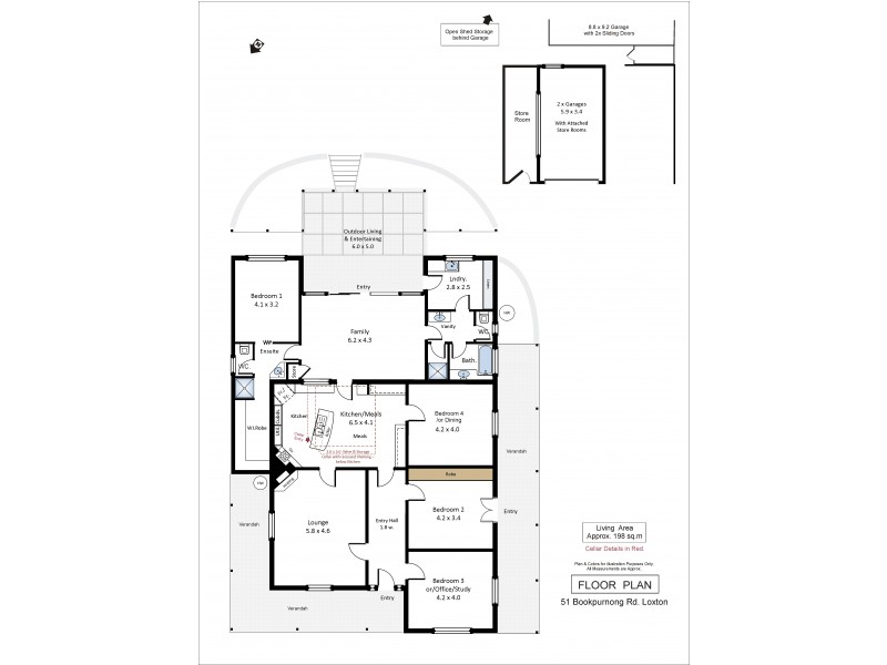 51 Bookpurnong Terrace, Loxton SA 5333 Floorplan