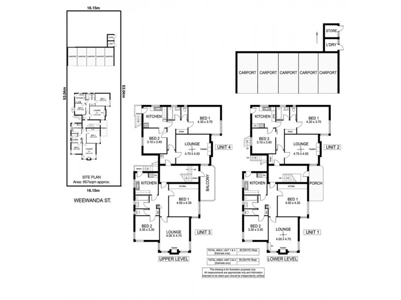 9 Weewanda Street, Glenelg South SA 5045 Floorplan