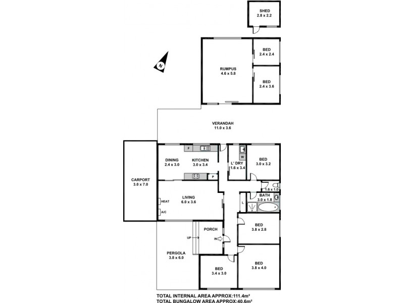 43 Robertson Street, Reynella SA 5161 Floorplan