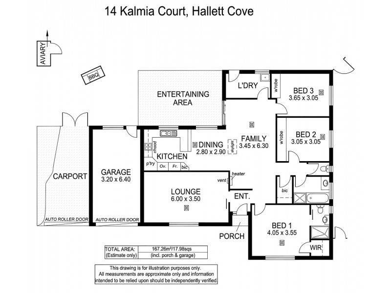 14 Kalmia Court, Hallett Cove SA 5158 Floorplan