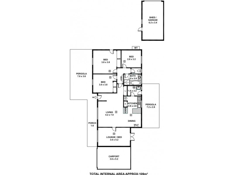 68 Capella Drive, Hallett Cove SA 5158 Floorplan