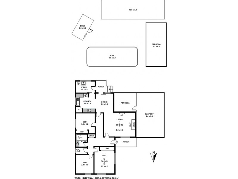 14 Guthrie Rd, Christies Beach SA 5165 Floorplan