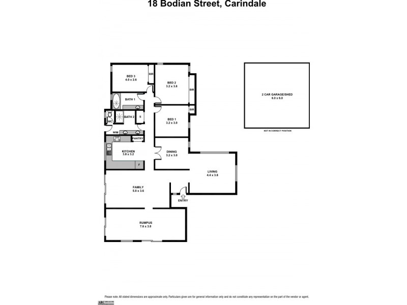18 Bodian Street, Carindale QLD 4152 Floorplan