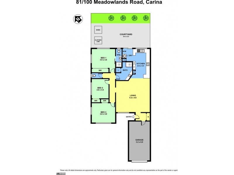 81/100 Meadowlands Road, Carina QLD 4152 Floorplan