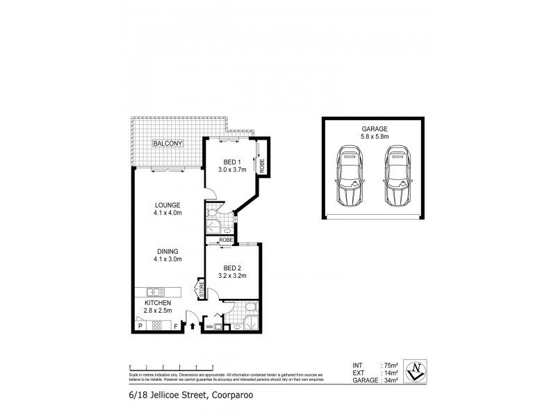 6/18 Jellicoe Street, Coorparoo QLD 4151