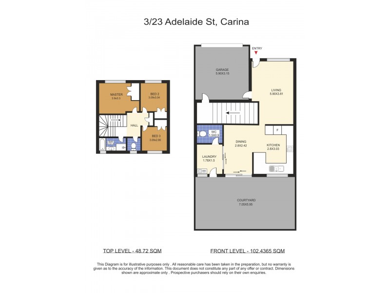 3/23 Adelaide Street, Carina QLD 4152