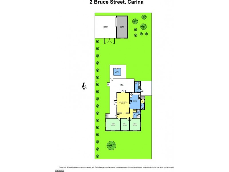 2 Bruce Street, Carina QLD 4152 Floorplan