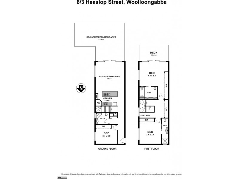 8/3 Heaslop Street, Woolloongabba QLD 4102 Floorplan