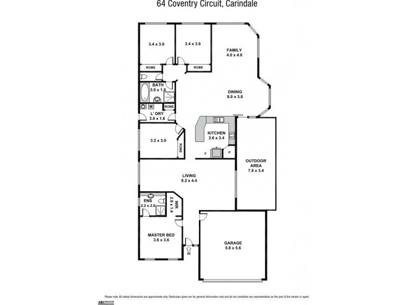 64 Coventry Circuit, Carindale QLD 4152 Floorplan