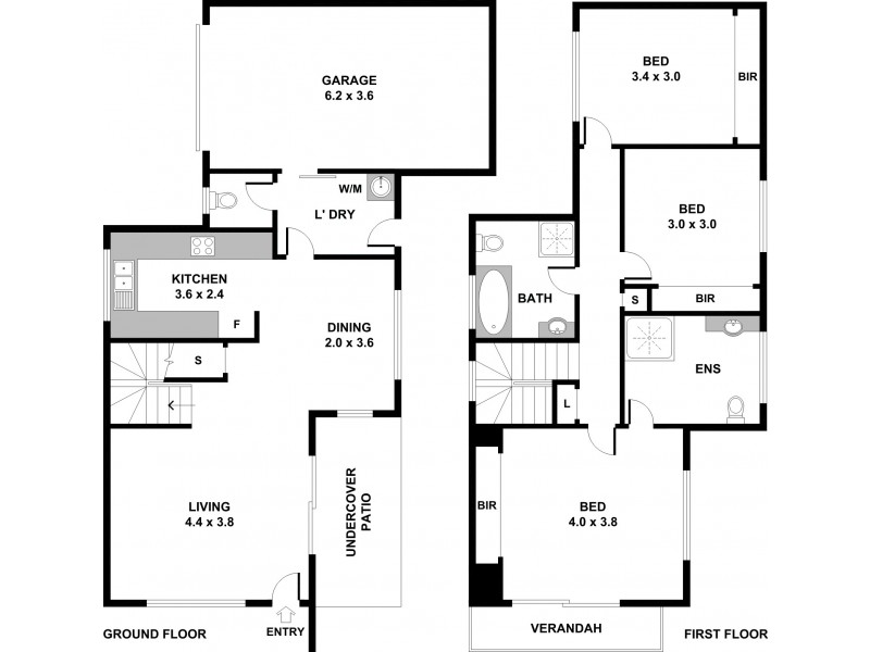 6/33 Pembroke St., Carina QLD 4152 Floorplan