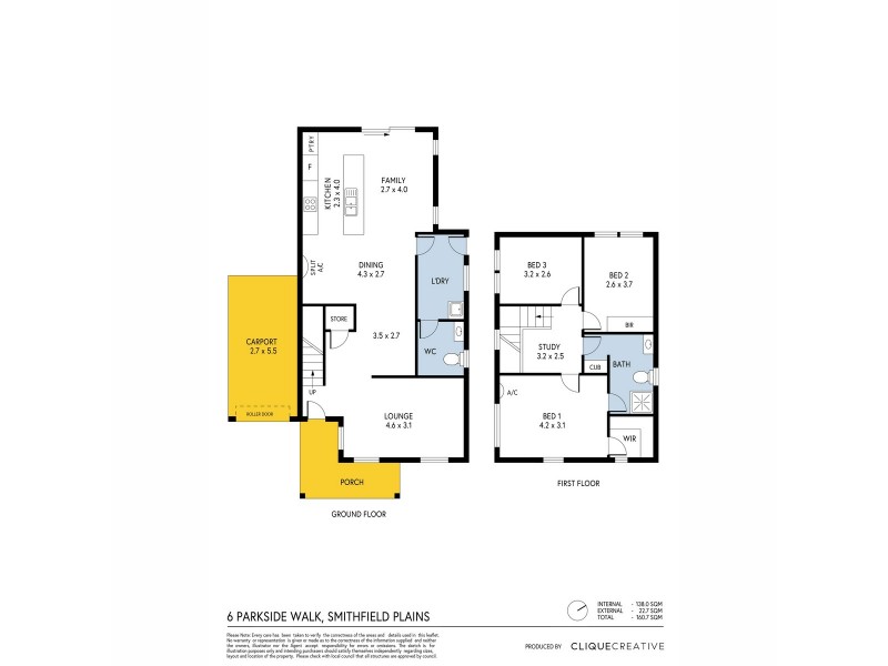 6 Parkside Walk, Smithfield Plains SA 5114 Floorplan