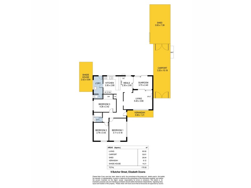 9 Butcher Street, Elizabeth Downs SA 5113 Floorplan