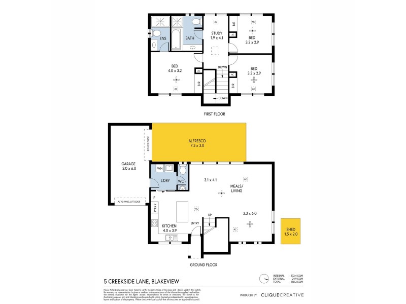 5 Creekside Lane, Blakeview SA 5114 Floorplan