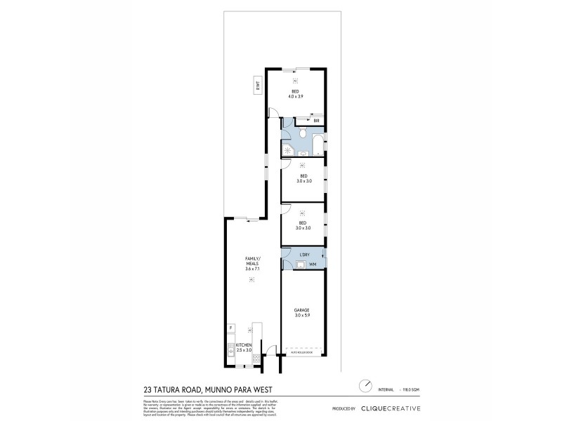 23 Tatura Road, Munno Para West SA 5115 Floorplan