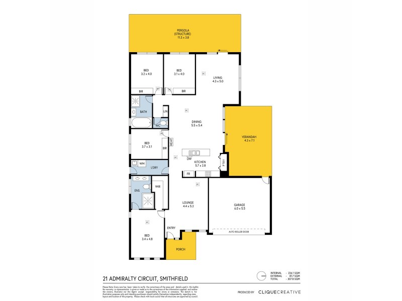 21 Admiralty Circuit, Smithfield SA 5114 Floorplan